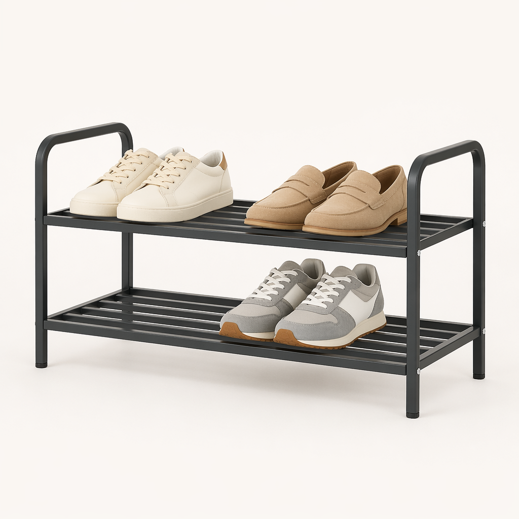 Two-Tier Shoe Rack